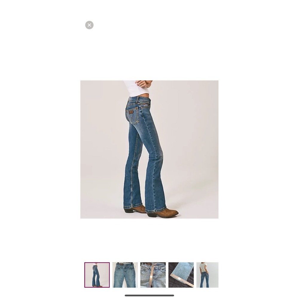 Women's Blue Flared Jeans